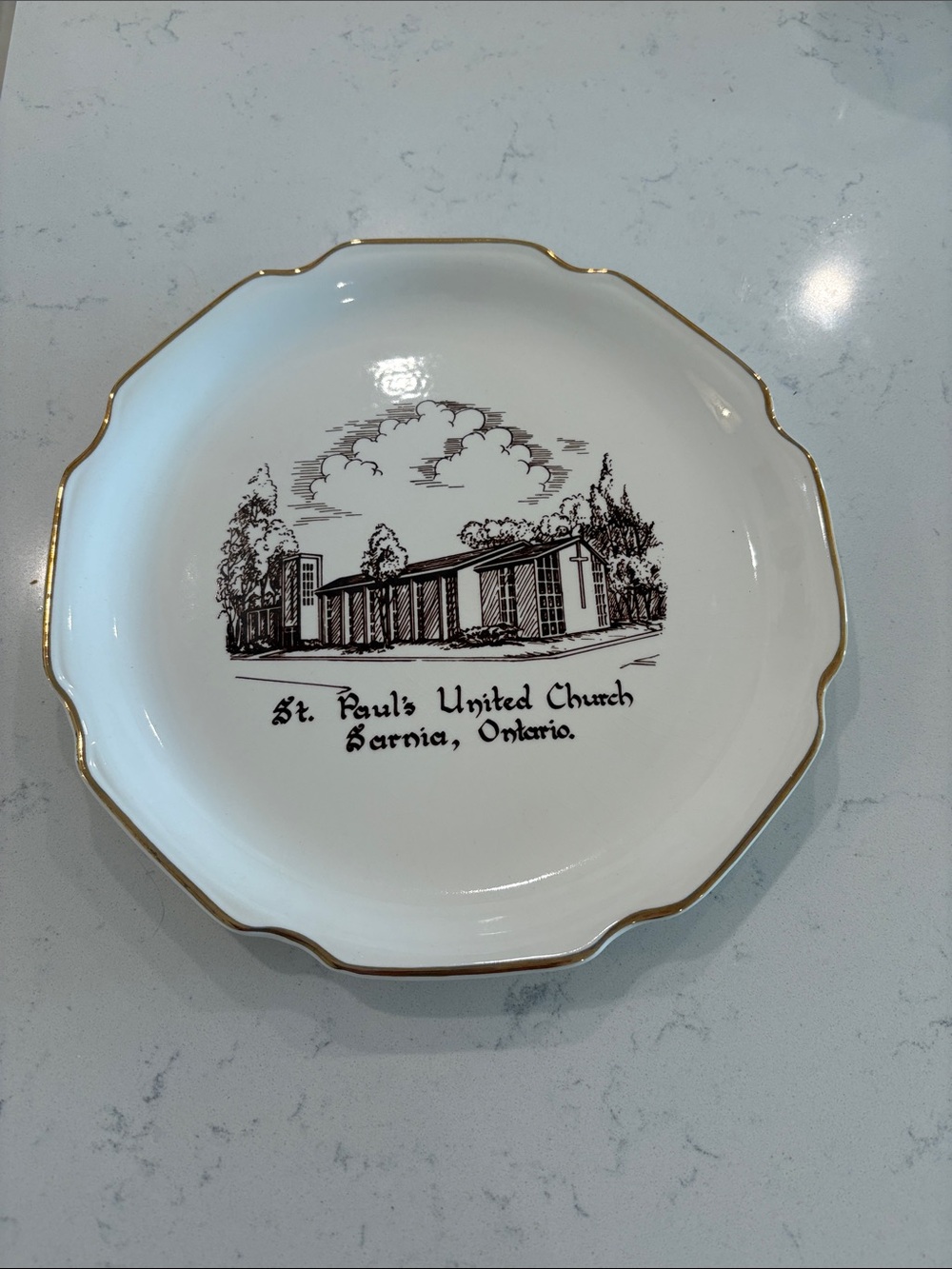 Collector Plate. St Paul’s Sarnia